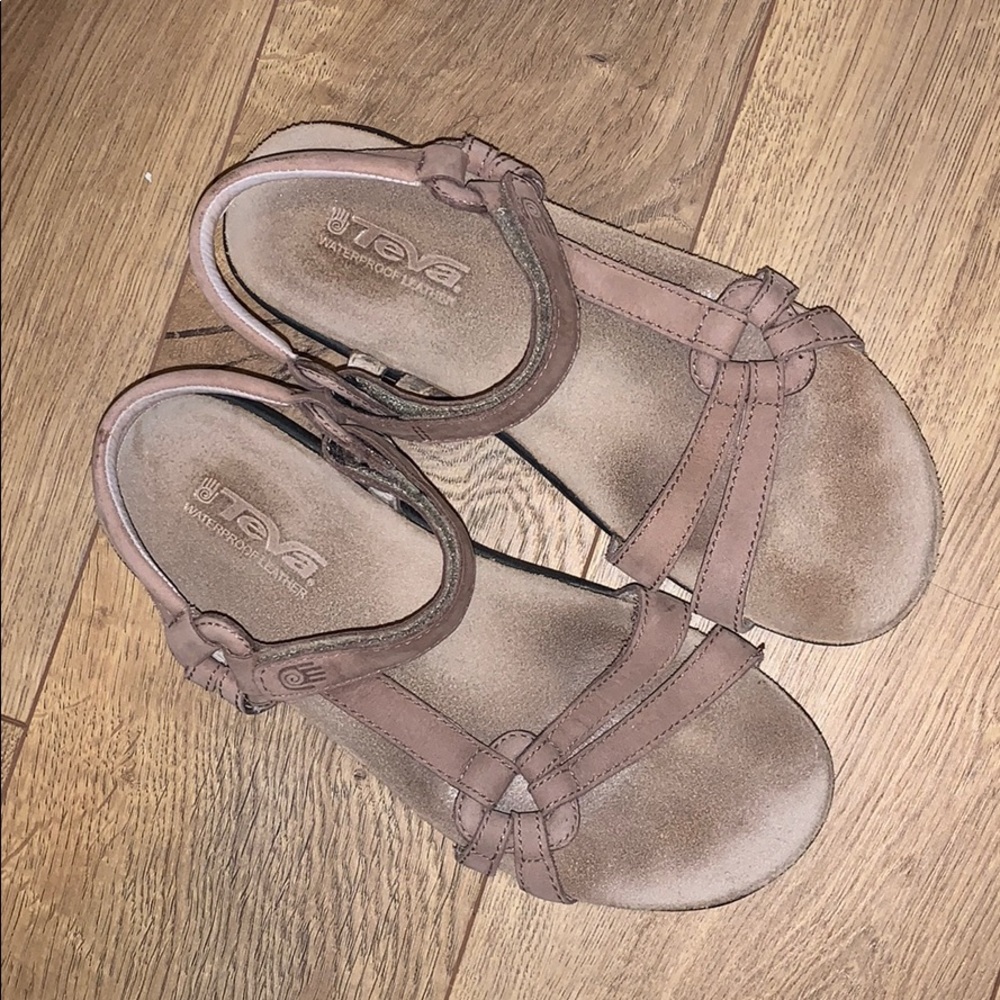 Waterproof Leather Teva Sandals